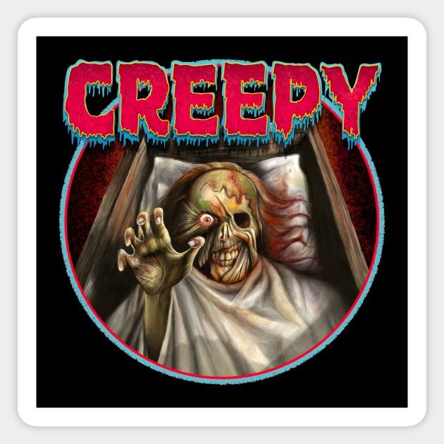 Creepy Sticker by Rosado